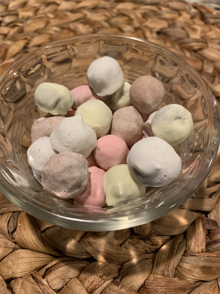 Frozen Blueberry Bites Lighten Up